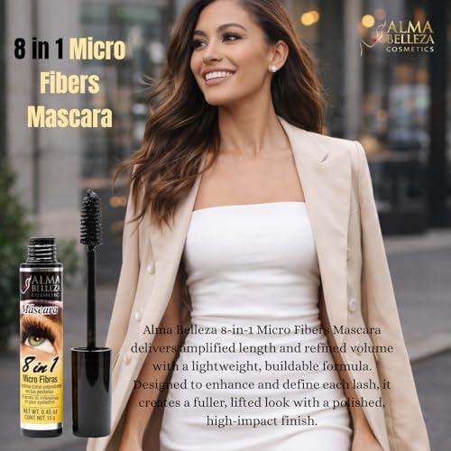 Alma Belleza 8-in-1 Mascara with Micro Fibers