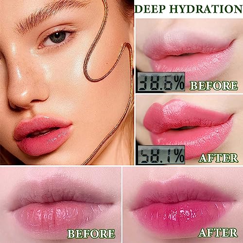 Aloe Vera Color Changing Lipstick Set - 5 Pc Long Lasting Moisturizing Lip Balm