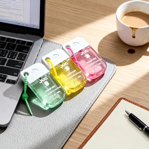 JUC Power Mist Hand Sanitizer Spray 3-Pack with Keychain