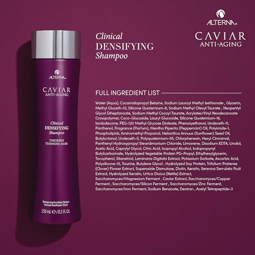 CAVIAR Anti-Aging Clinical Densifying Shampoo | For Fine, Thinning Hair | Thickens Hair, Protects Scalp | Sulfate Free