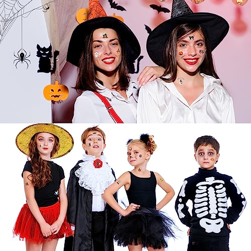 240 Pcs Christian Halloween Glitter Tattoos for Kids