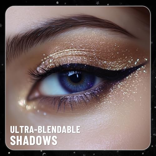 UCANBE 16-Color Eyeshadow Palette - Matte, Shimmer & Glitter