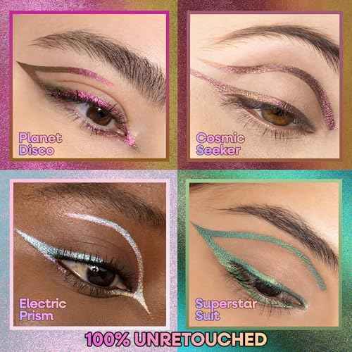 wet n wild Chameleon Chrome Eyeliner, Waterproof and Smudge-Proof, Multichrome Color Shift, Long-Lasting 18-Hour Wear, Cruelty-Free & Vegan - Electric Prism