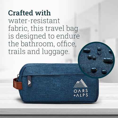 Oars + Alps Ultimate Oarsman Skin Care Kit for Men, Includes Face Wash, Eye Roller, Deodorant, Lip Balm, Moisturizer, and Travel Bag, TSA Friendly, 5 Items Total