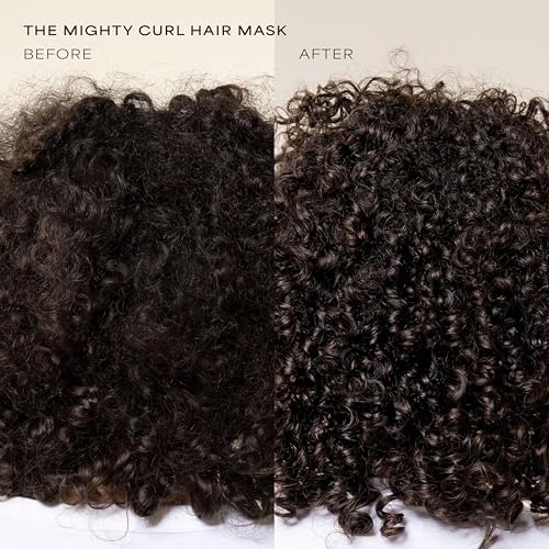 Raw Sugar The Mighty Curl & The Moisture Smoothie Mask Duo, Without SLS/SLES & Parabens, Color-Friendly, Vegan