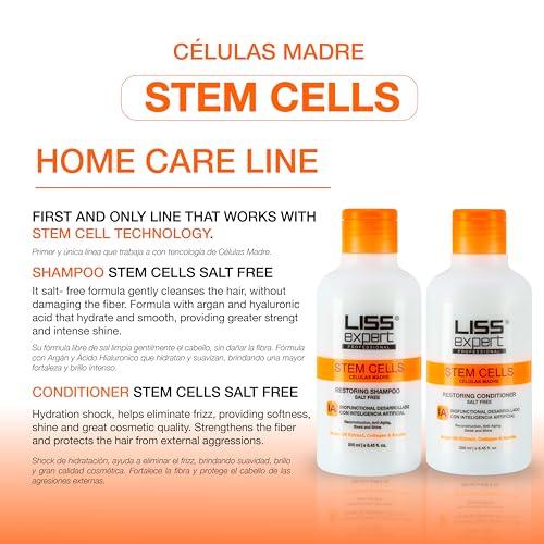 Liss Expert Stem Cells Smoothing Treatment Kit with Keratin & Argan Oil