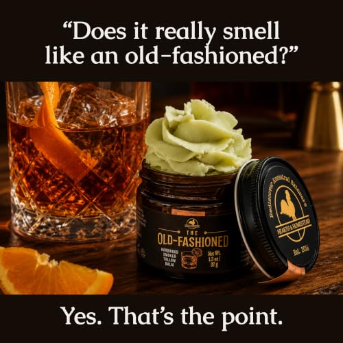 Old Fashioned Smoked Tallow Balm for Men, 1.3oz