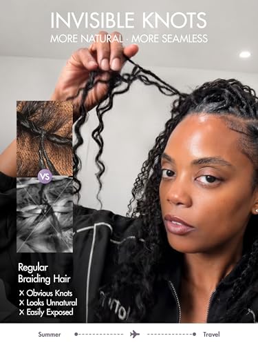 LUVME Burmese Curly Crochet Hair 18" - 100% Human Hair