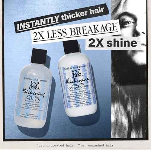 Bumble and bumble. Thickening Volumizing Shampoo | For Instant Fullness | Moisturizing | Color Safe | Straight to Wavy