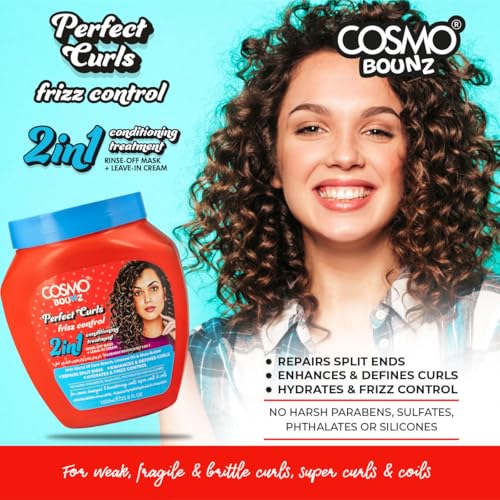 Cosmo Bounz Frizz Control 2-in-1 Curl Treatment 1000ml