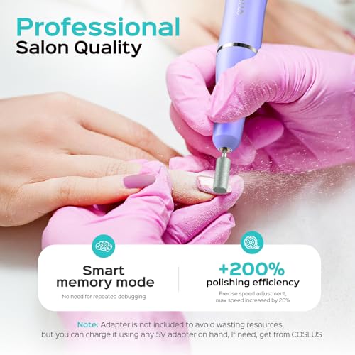 Cordless Nail Drill with Speed Control for Acrylic & Gel Nails