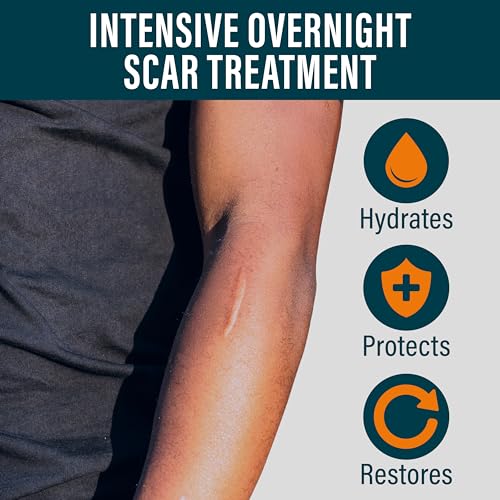NUVADERMIS Silicone Scar Tape & Overnight Intensive Scar Cream ? Complete Scar Care Duo for Surgical Scars