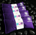 Yoga Eye Pillows Set of 4 - Hot Cold Therapy, Made in USA