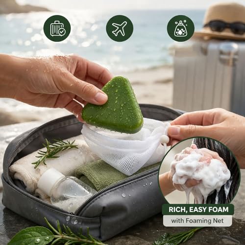 Korean Herbal Shampoo Bar for Thinning Hair - Strengthening & Hydrating