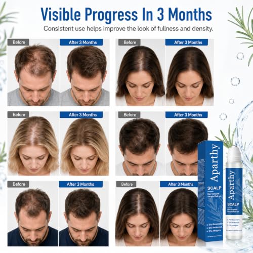 Hair Growth Serum Roll-On for Thicker Hair & Beard - 25ml
