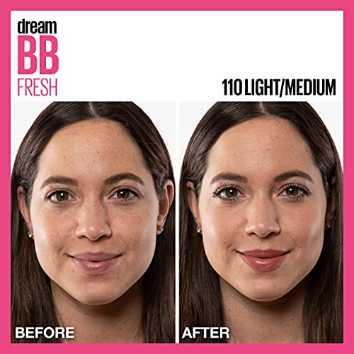 Maybelline Dream Fresh Skin Hydrating BB Cream 8-in-1 SPF 30 Sheer Light/Medium 1 Fl Oz