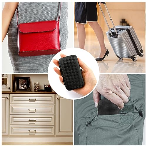Black Manicure Set 8-in-1 Nail Clipper Grooming Kit for Men & Travel