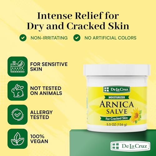 De La Cruz Arnica Salve Moisturizer for Dry & Cracked Skin - 5.5 oz