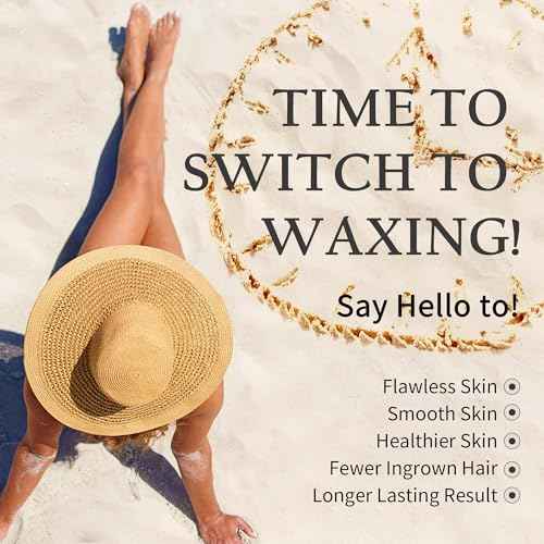 Maxpearl Hard Wax Beads, Pack of 3 Hair Removal Wax Beans Refill for Men & Coarse Hair - Brazilian Waxing, Underarms, Chest, Back, Legs and More 10.5oz (Black)