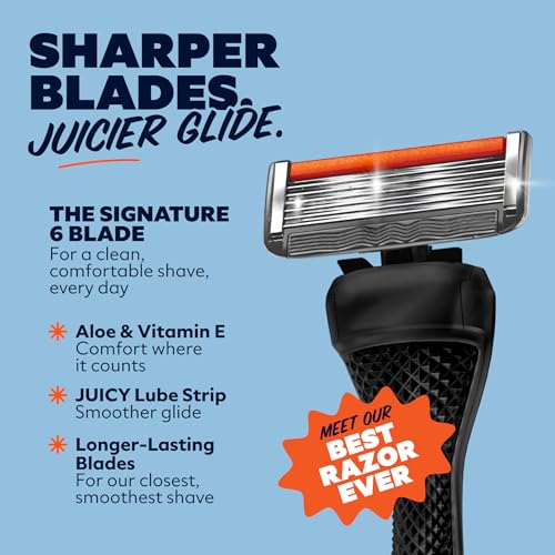 Dollar Shave Club | The Guest Pass Shave Set | 2 Extra Close Refill Cartridges, 1 Handle (Black), 1 Razor Cover