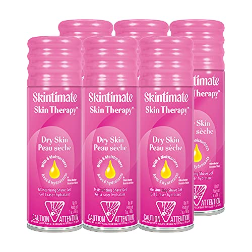 Moisturizing Shaving Gel for Women - Dry Skin Relief, Pack of 6