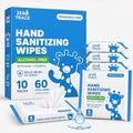 Zero Trace Alcohol-Free Hand Sanitizer Wipes – 60 Count