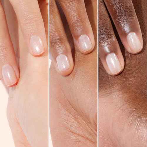 Manucurist Active Shine Illuminating & Care Nail Polish - Nail Concealer - No Lamp - Ultra-Shiny 2 in 1 Nude Gel Polish: Nail Strengthener and Growth, Highlighter & Care - Damaged Nails Repair