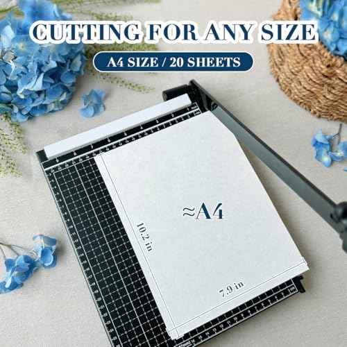 20 Sheets A4 Size Blotting Paper for Flower Press, Large Blotter Paper for Flower Press, Herbarium Paper Craft, Flower Press Paper, Working with Flower Pressing Kit for Adults (20), 20 white