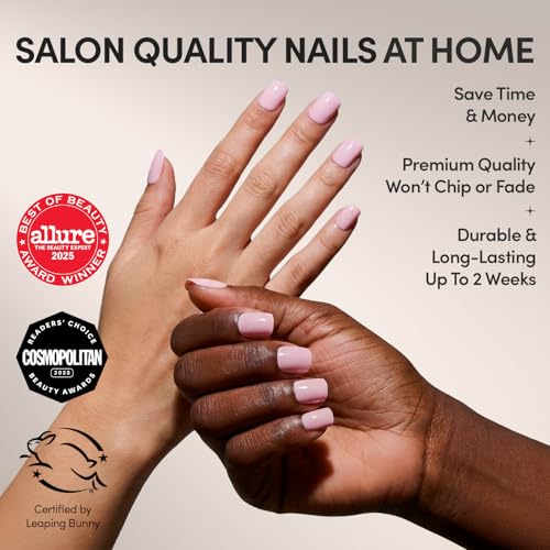 Glamnetic Sugar BB Press-On Nails | Super Short Baby Pink Kit