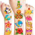 96 PCS Hawaiian Luau Temporary Tattoos for Kids