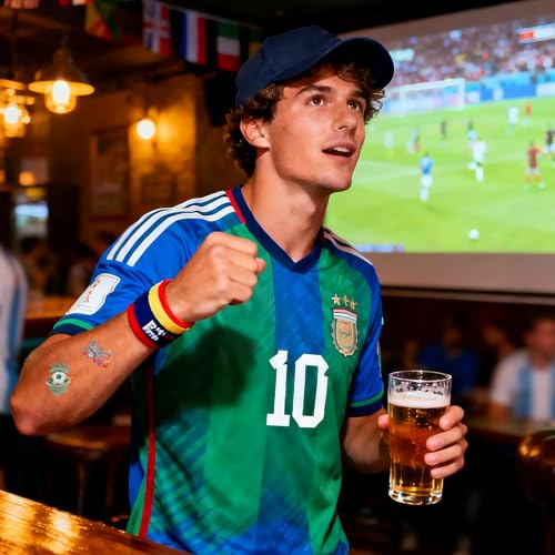 10 Sheets Soccer Temporary Tattoos for Game Day & Parties