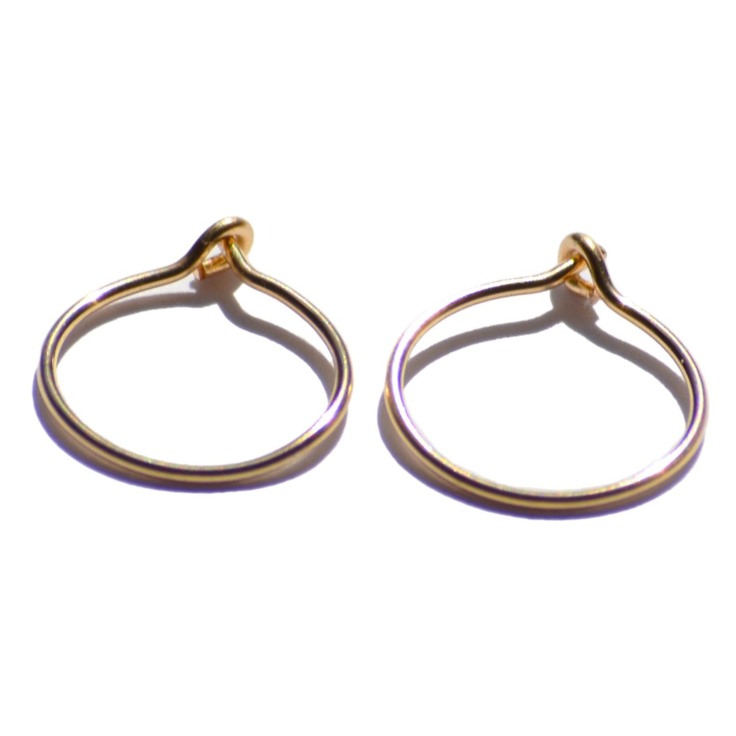 14k Real Dainty Gold Earrings Tight Hoop Earrings Gold Hoops Small Thin Dainty Gold Hoop Earrings Dainty 14 k Gold Small Hoop Earrings Hoops Mini for Women 12mm Handmade in FL