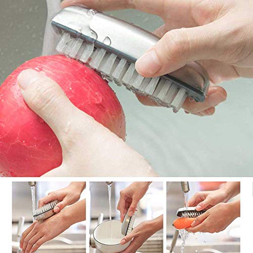 Stainless Steel Hand & Nail Brush Cleaner for Odor Removal