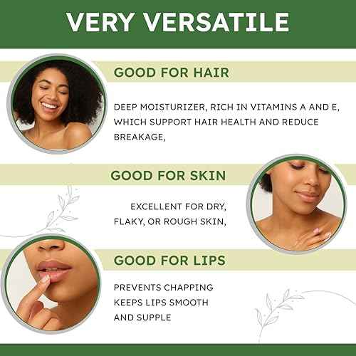 Asase Pure Naturals, Shea butter, 1 lbs, Raw, Unrefined, Grade A, Hand made, Ivory, Ghana Africa, Great for Hair, Skin, Nourish and moisturize, Body butter