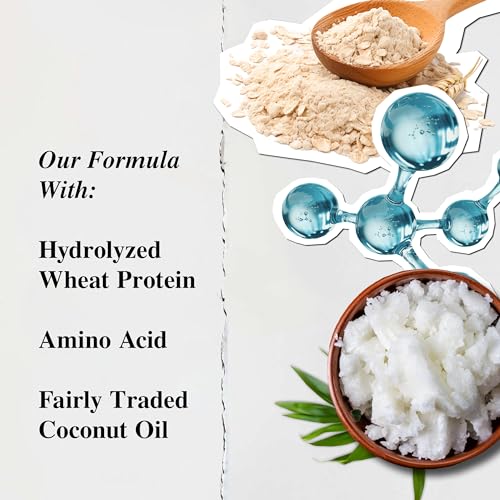 Kiehl's Amino Acid Shampoo, with Amino Acids and Coconut Oil to Clarify and Cleanse, Helps Strengthen Hair, Prevent Breakage, Without Compromising Hydration, Suitable for All Hair Types, Paraben-Free