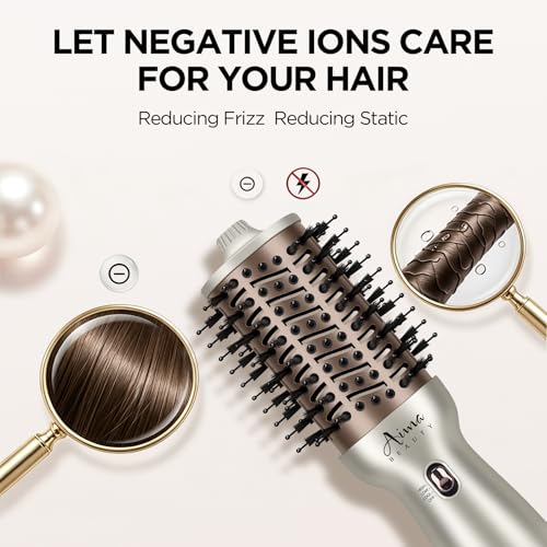 Aima Beauty 2.3 Inch Dual Voltage Hair Dryer Brush - Ionic Frizz-Free