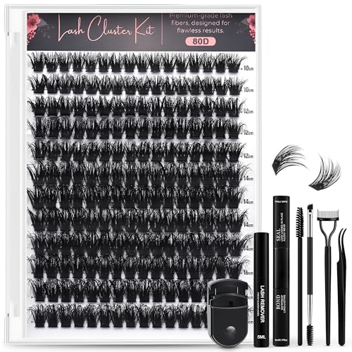 80D Lash Clusters Kit 226 Pcs - DIY Eyelash Extensions