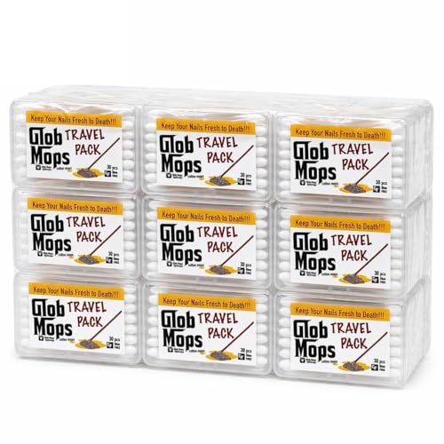 Travel Pack of 30 Eco-Friendly Cotton Swabs for Glob Cleaning