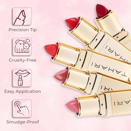 VOTUM Tahari 5-Piece Lipstick Set with Matte, Cream & Pearl