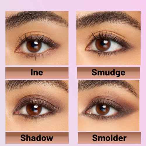 Rocino Perfect Color Duo-Shadow Liner 2-in-1 Eyeliner & Eyeshadow, Plum Eyeshadow Stick, Waterproof,Long-Lasting & Smudge-Proof Wear,Smooth, Smokey Eyes in 3 Minutes Effortless Finish(SMOLDER+TEMPT)