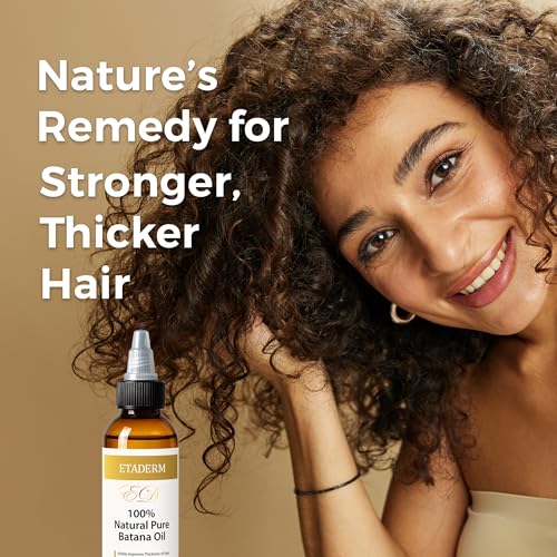 Batana Oil for Hair Growth - Pure Cold-Pressed, 4 Fl Oz