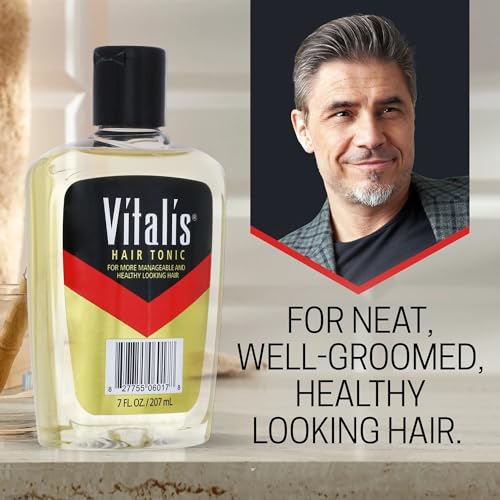 Vitalis Hair Tonic for Men – Non-Greasy Styling, 7 fl oz