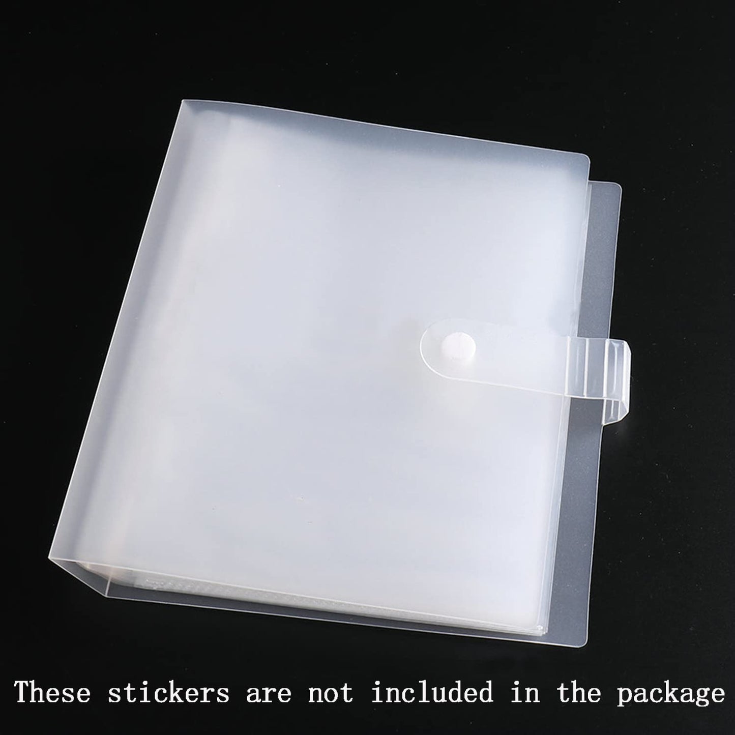 Large Nail Art Sticker Storage Album, 80 Slot Binder Organizer, Big Nail Decal Holder for Desk