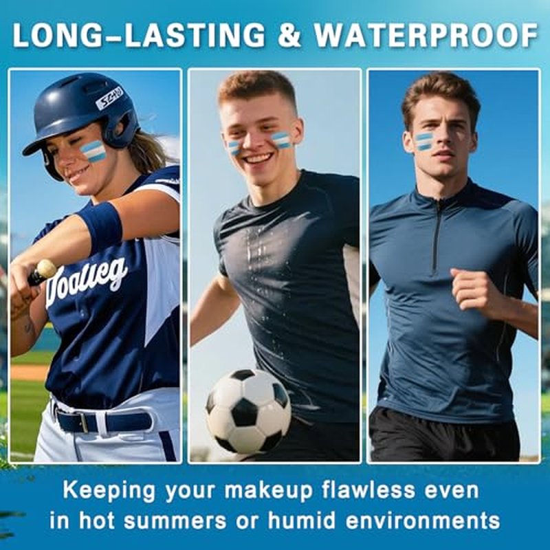 Argentina Face Paint Stick - 3-in-1 Sports Makeup for Events