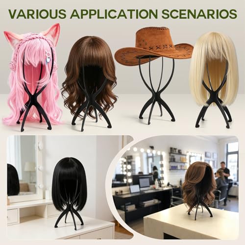 Wig Care Kit with Stands, Combs & Revitalizing Shampoo