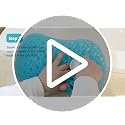 Sunlit Bath Jello Gel Lumbar Support Bath Pillow