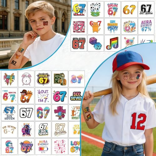 120PCS Temporary Tattoos for Kids, Waterproof Party Favors