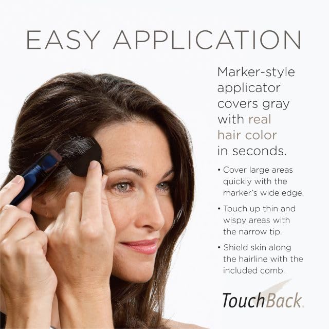 TouchBack Pro Gray Root Touch Up Marker - Dark Brown