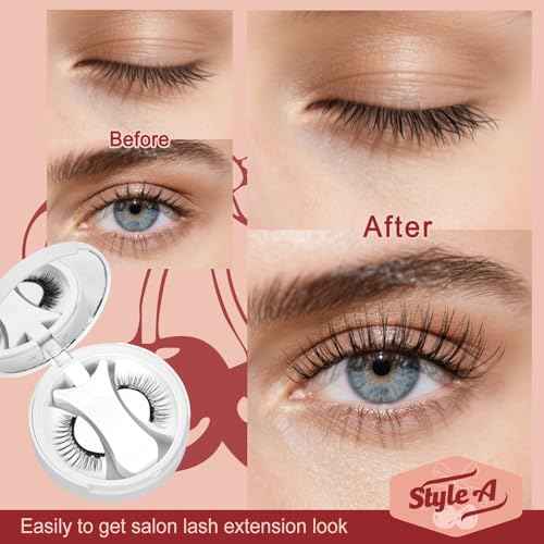 Higu clace Magnetic Eyelashes with Applicator Daily Wear Reusable Magnetic Eyelashes Natural Look No Glue Needed Magnet Lashes Soft with Applicator Easy to Apply and Remove£¨G02)
