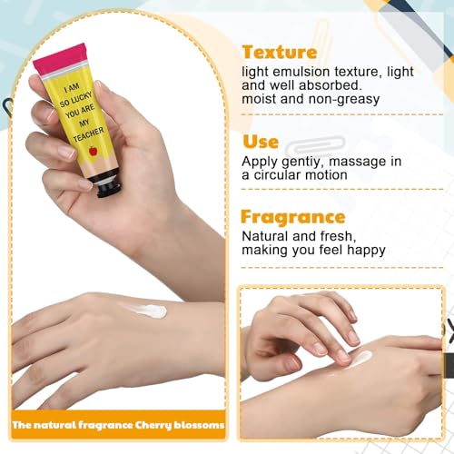Teacher Appreciation Hand Cream Set, 12 Pack 30ml Bulk Gifts